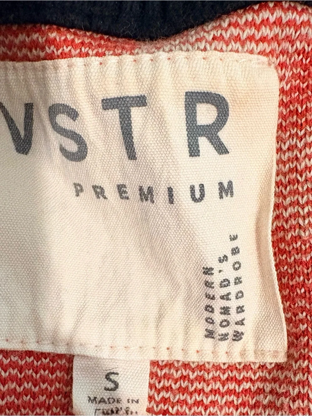 VSTR Premium Red & White Checkerboard Knit Sweater Vest Size Small